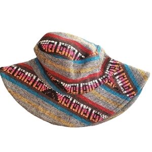Boho Wide Rim Bucket Hat